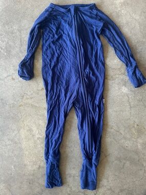 Little sleepies classic blue pajamas- 6-12m